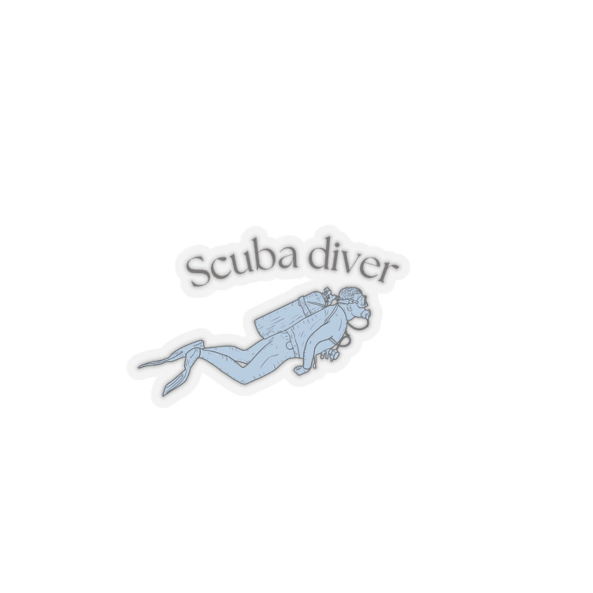 Diver Sticker