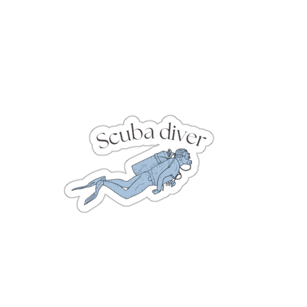 Diver Sticker